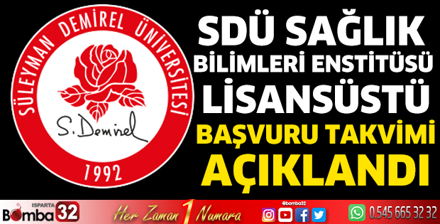 Lisansüstü Başvuru Takvimi Açıklandı