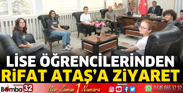 Lise öğrencilerinden Ataş'a ziyaret