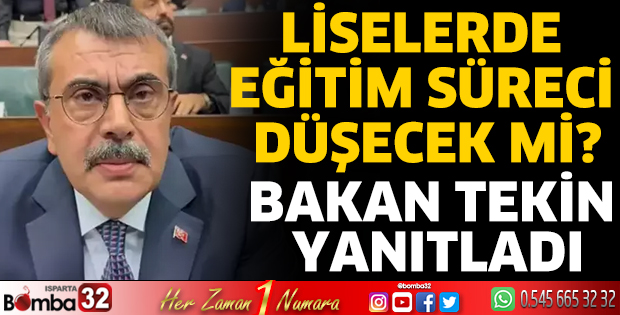 Liselerde eğitim süreci düşecek mi?