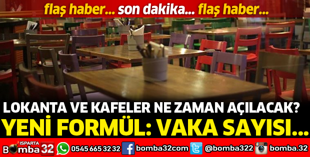 LOKANTA VE KAFELER İÇİN YENİ FORMÜL