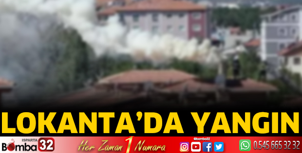 Lokantada yangın 