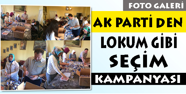 LOKUM GİBİ SEÇİM KAMPANYASI