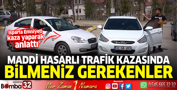 Maddi hasarlı trafik kazasında bilmeniz gerekenler 