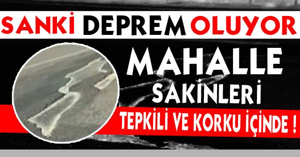 Mahalle sakinleri tepkili