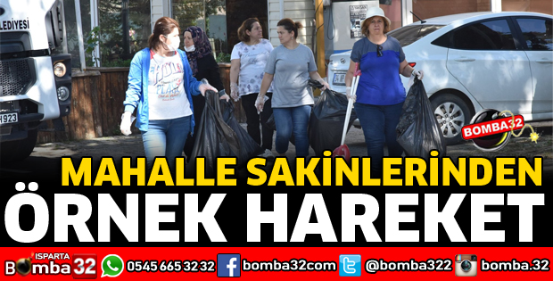 MAHALLE SAKİNLERİNDEN ÖRNEK DAVRANIŞ