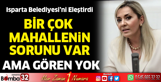Mahallelerde sorun var ama gören yok