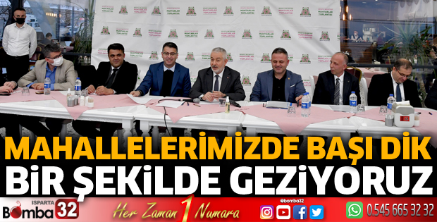 Mahallelerimizde başı dik bir şekilde geziyoruz