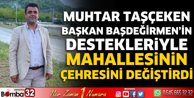 Mahallesinin çehresini değiştirdi