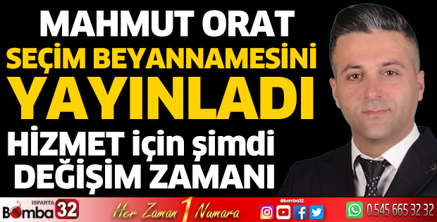 Mahmut Orat hizmet için geliyor