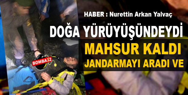 MAHSUR KALDI YARALI HALDE BULUNDU  