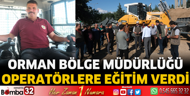 Makine operatörlerine eğitim verildi