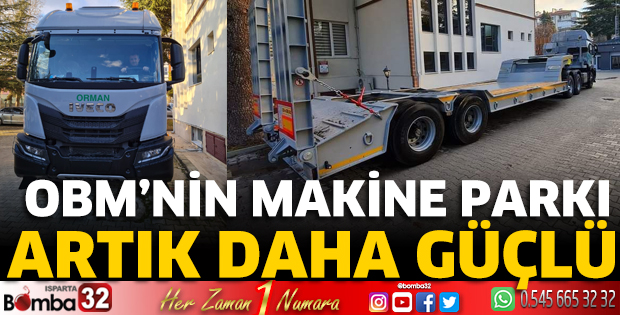 Makine parkı artık daha güçlü