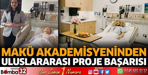 MAKÜ Akademisyeninden uluslararası proje başarısı