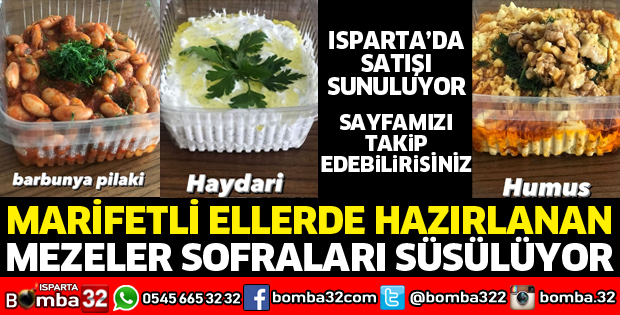 Marifetli ellerde hazırlanan mezeler sofraları süsülüyor