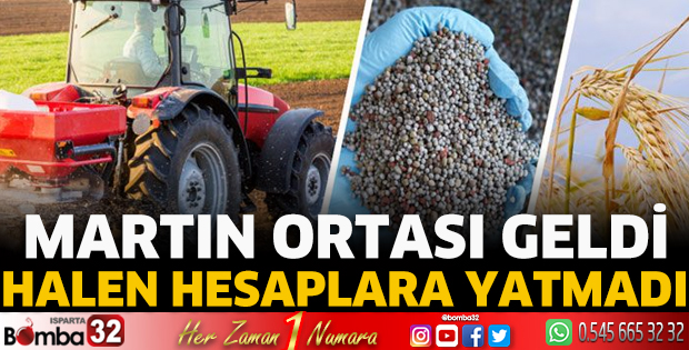Martın ortası geldi halen hesaplara yatmadı
