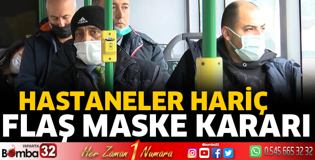 Maske yasağı kalktı