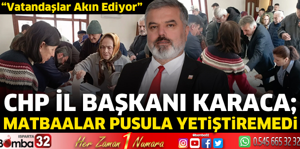 Matbaalar pusula yetiştiremedi