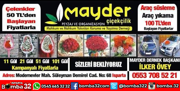 MAYDER ÇİÇEKÇİLİK'TEN ARAÇ SÜSLEMEDE KAMPANYA