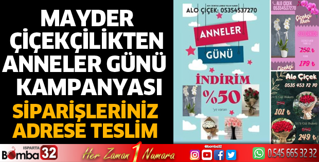 MAYDER Çiçekçilikten Anneler Günü kampanyası