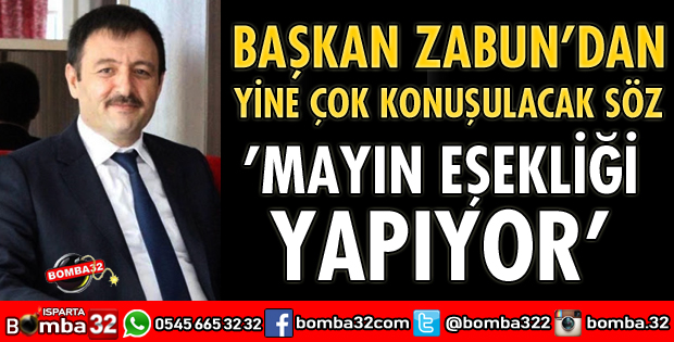 MAYIN EŞEKLİĞİ YAPIYOR