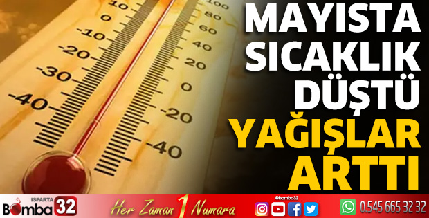 Mayısta sıcaklık düştü, yağışlar arttı