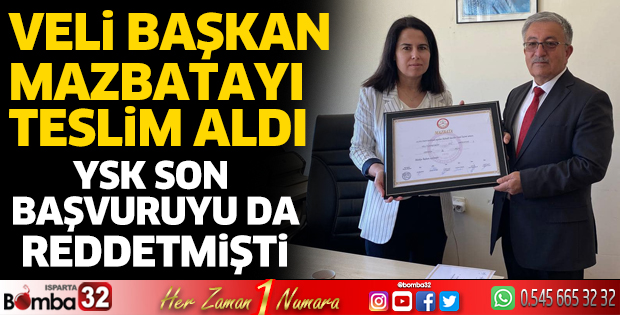 Mazbata Kahraman'a verildi