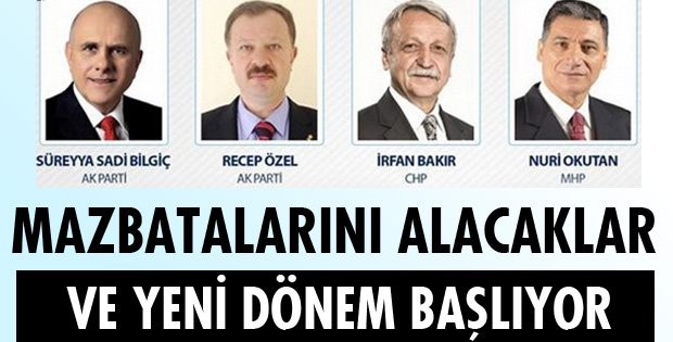 MAZBATALARI ALIYORLAR