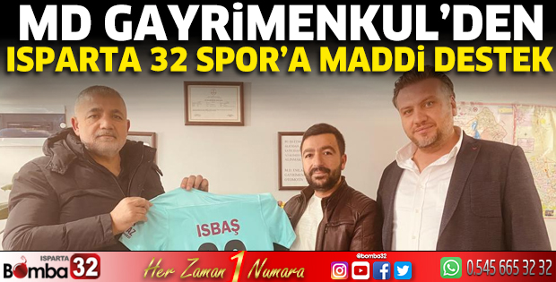 MD Gayrimenkul’den Isparta 32 Spor’a maddi destek