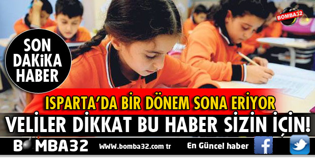 MEB AÇIKLADI! OKULLARDA BİR DÖNEM SONA ERİYOR