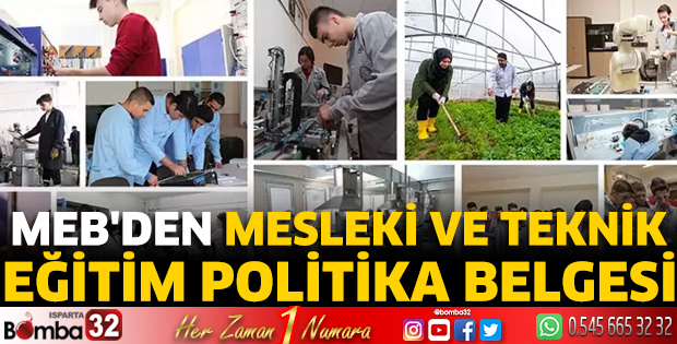 MEB'den Mesleki ve Teknik Eğitim Politika Belgesi