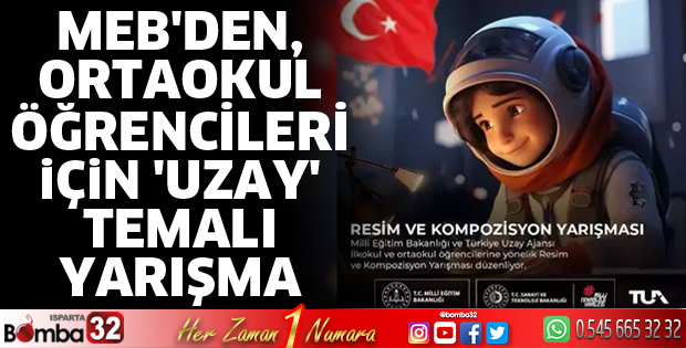 MEB'den, ortaokul öğrencileri için 'uzay' temalı yarışma