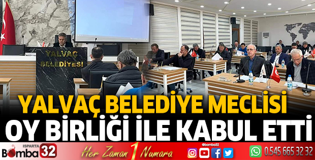 Meclis oybirliği ile kabul etti