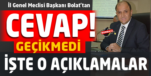 Meclisi Başkanı Bolat’tan yanıt gecikmedi