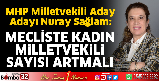 Mecliste kadın milletvekili sayısı artmalı