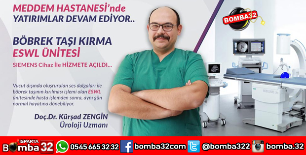 MEDDEM HASTANESİNDE TAŞ KIRMA ÜNİTESİ HİZMETE GİRDİ