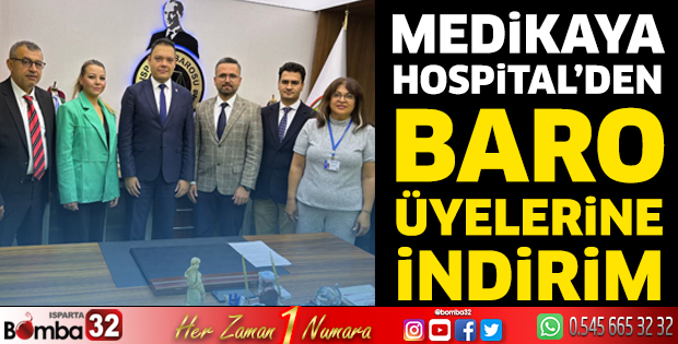 Medikaya Hospital’den Baro üyelerine indirim  