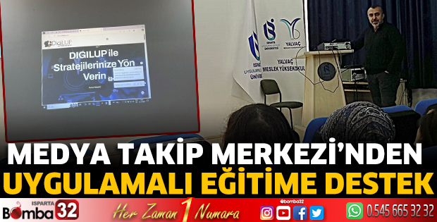 Medya Takip Merkezi’nden uygulamalı eğitime destek
