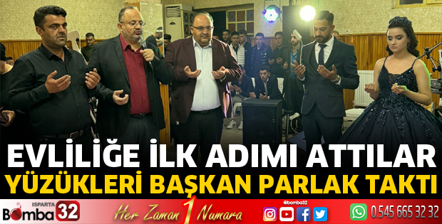 Mehmet ile Tuana evliliğe ilk adımını attı
