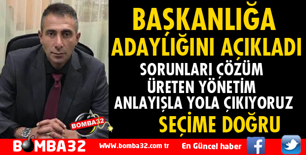 MEHMET İLTER BAŞKANLIĞA ADAY!
