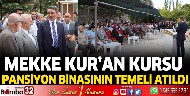Mekke Kur’an Kursu pansiyon binasının temeli atıldı