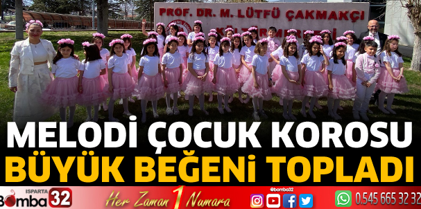 Melodi Çocuk Korosu büyük beğeni topladı 