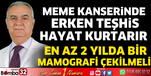 Meme kanserinde erken teşhis hayat kurtarır