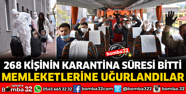 MEMLEKETLERİNE UĞURLANDILAR