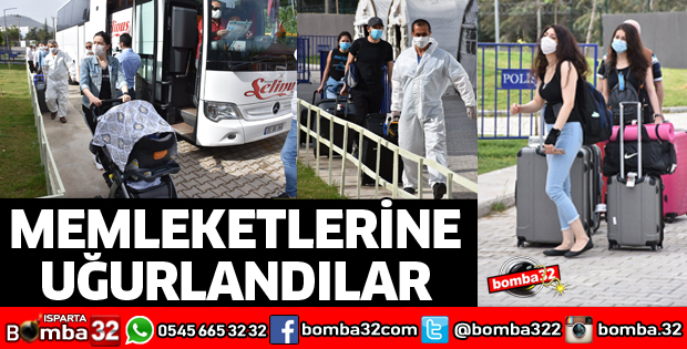 MEMLEKETLERİNE UĞURLANDILAR