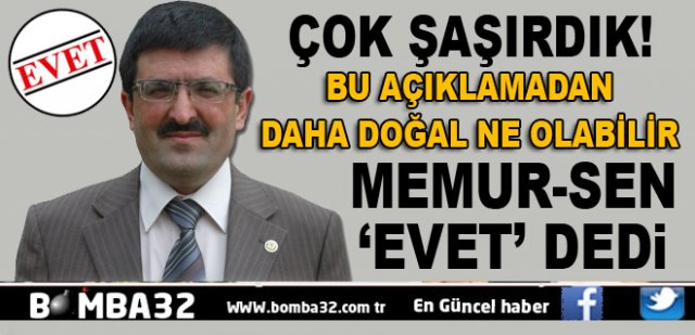 MEMUR-SEN ŞAŞIRTTI!