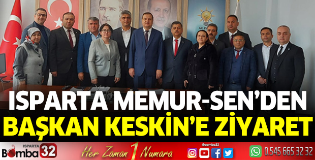 Memur-Sen'den Başkan Keskin'e Ziyaret