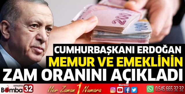 Memur ve emeklinin zam oranı açıklandı