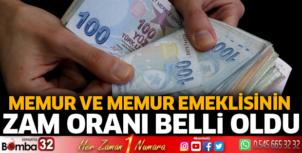 Memur ve Memur emeklisinin zam oranı belli oldu