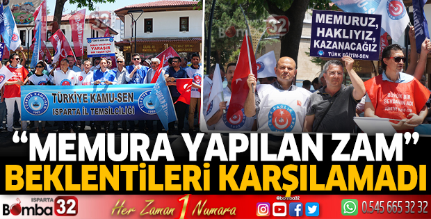 Memura yapılan zam beklentileri karşılamadı