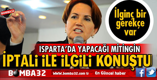 MERAL AKŞENERE ANKARA VE ISPARTA'DA İZİN ÇIKMADI